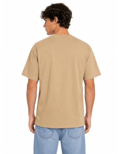 Vans T-shirt homme beige coton casual | Choixmode
