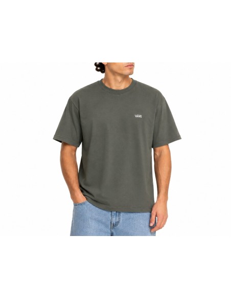 Vans T-shirt homme vert coton confortable | Choixmode