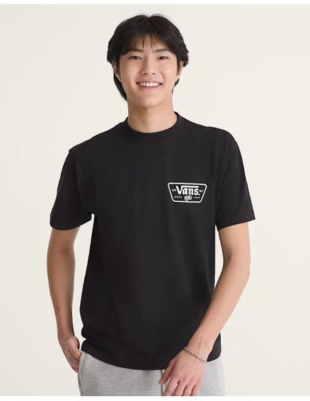 Vans T-shirt homme noir imprimé coton | Choixmode