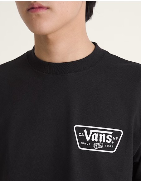 Vans T-shirt homme noir imprimé coton | Choixmode
