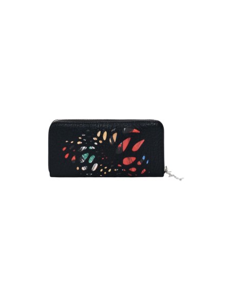 Desigual Portefeuille Femme Noir Imprimé – Pratique & Stylé