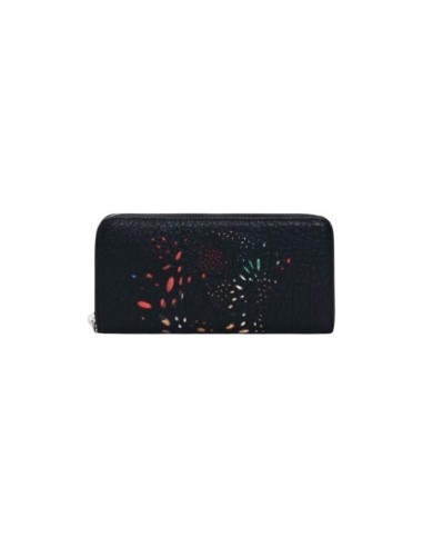 Desigual Portefeuille Femme Noir Imprimé – Pratique & Stylé