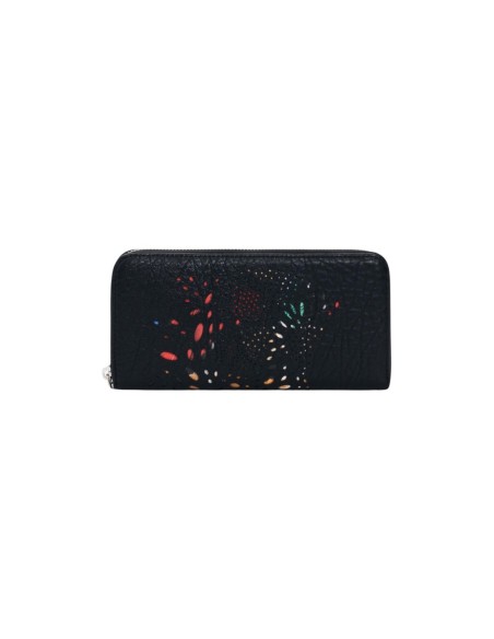 Desigual Portefeuille Femme Noir Imprimé – Pratique & Stylé