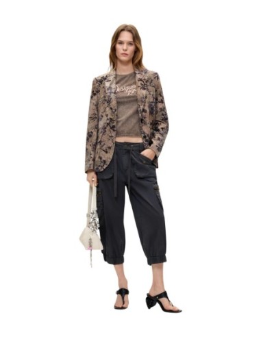 Desigual Veste Femme Beige Florale – Style Féminin