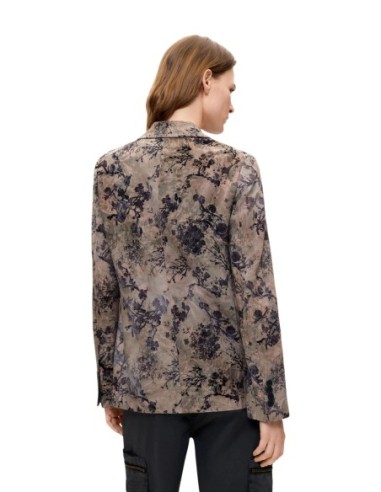 Desigual Veste Femme Beige Florale – Style Féminin