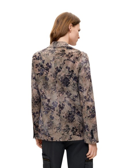 Desigual Veste Femme Beige Florale – Style Féminin