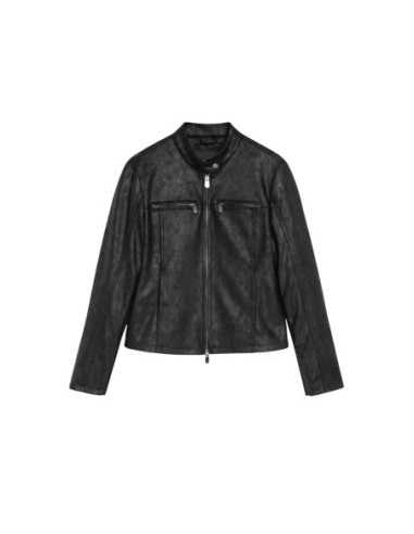 Desigual Veste Femme Noire Col Mao – Chic & Moderne