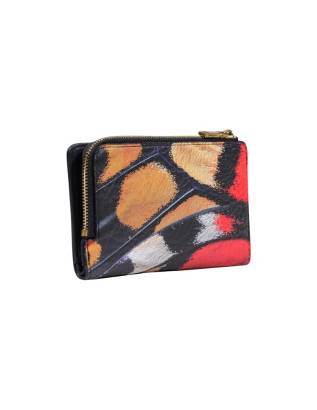 Desigual Portefeuille Femme Noir Imprimé Compact – Pratique & Stylé