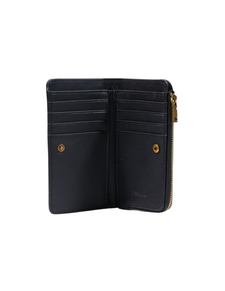 Desigual Portefeuille Femme Noir Imprimé Compact – Pratique & Stylé