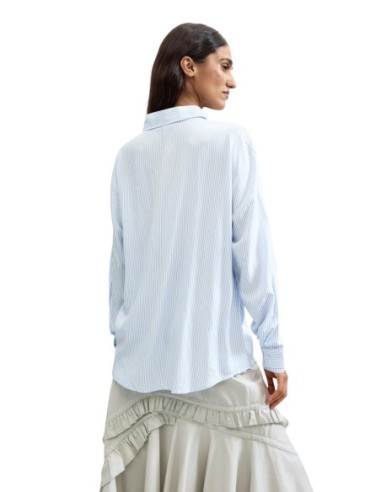 Desigual Chemise Femme Bleu Azur – Style Coloré