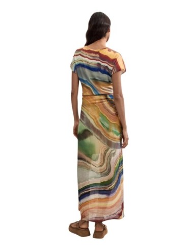 Desigual Robe Femme Multicolore – Look Artistique