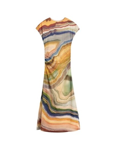 Desigual Robe Femme Multicolore – Look Artistique