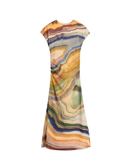 Desigual Robe Femme Multicolore – Look Artistique