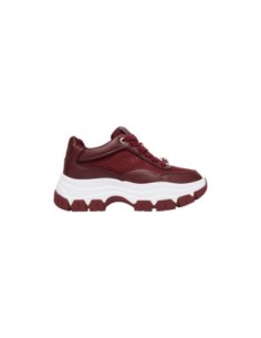 Guess Baskets Femme Bordeaux Plateforme – Style Urbain