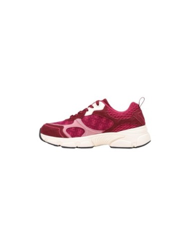 Guess Baskets Femme Bordeaux Plateforme – Moderne & Chic