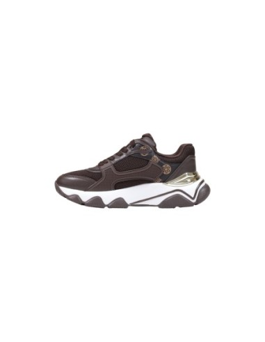Guess Baskets Femme Marron Chaussures Basses – Style Urbain