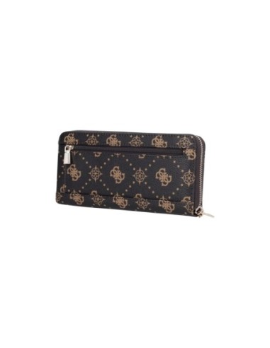 Guess Portefeuille Femme Marron Logo – Format Medium