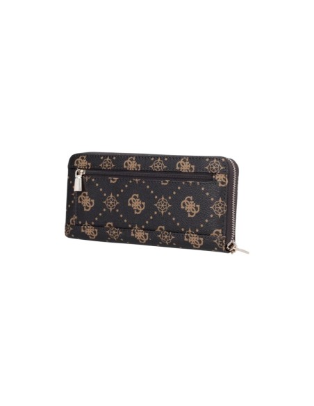 Guess Portefeuille Femme Marron Logo – Format Medium