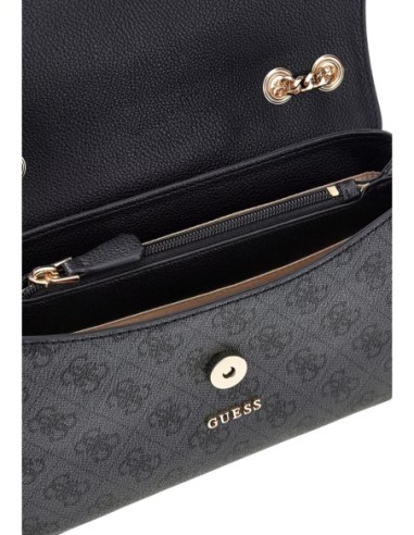Guess Sac Femme Gris Logo Compact – Moderne & Pratique