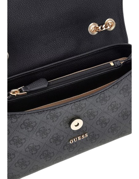 Guess Sac Femme Gris Logo Compact – Moderne & Pratique