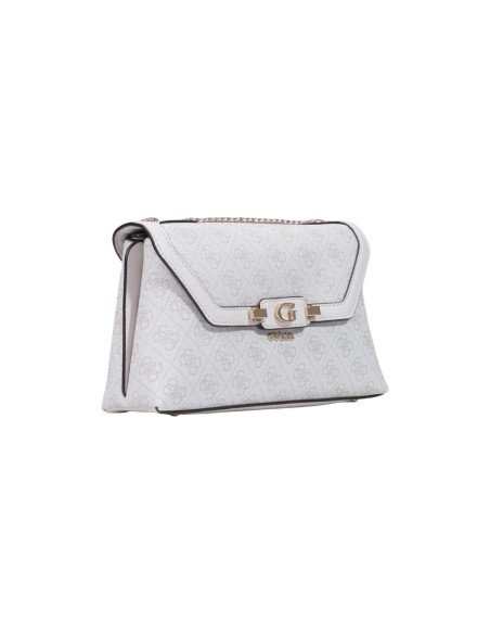 Guess Sac Femme Blanc Logo – Format Compact