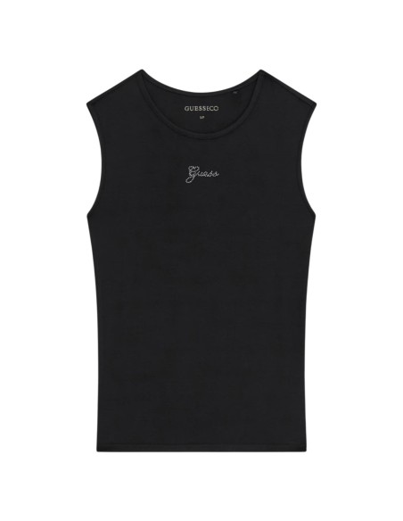 Guess Top Femme Noir Modal – Élégance & Confort