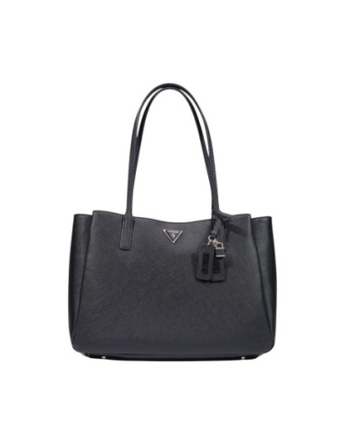 Guess Sac Femme Noir Moleskine – Élégance Moderne