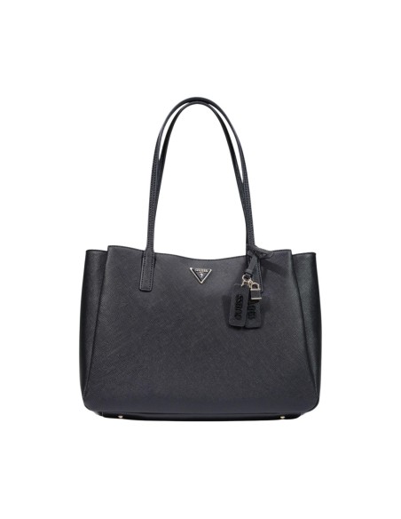Guess Sac Femme Noir Moleskine – Élégance Moderne