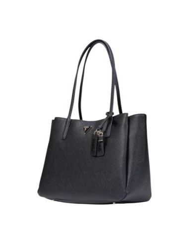 Guess Sac Femme Noir Moleskine – Élégance Moderne