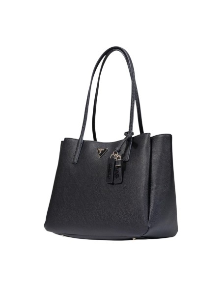 Guess Sac Femme Noir Moleskine – Élégance Moderne