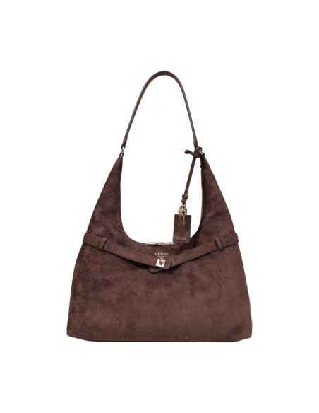Guess Grand Sac Femme Marron Logo – Format Spacieux