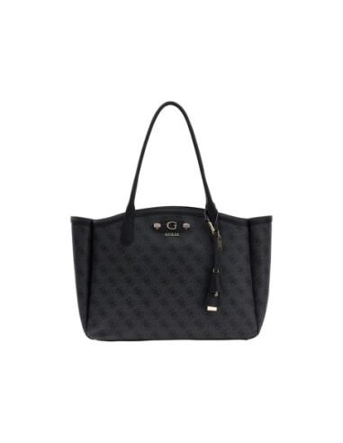 Guess Sac Femme Gris Logo Tissu – Grand Format Moderne