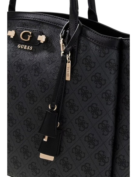 Guess Sac Femme Gris Logo Tissu – Grand Format Moderne