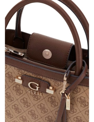 Guess Sac Femme Blanc Logo Tissu – Format Généreux