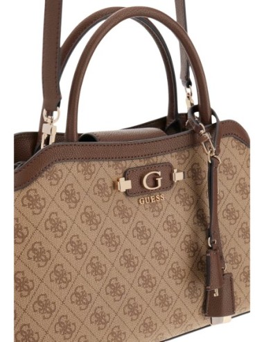 Guess Sac Femme Blanc Logo Tissu – Format Généreux