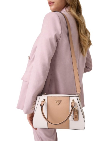 Guess Sac à Main Femme Beige Moleskine – Élégance Estivale