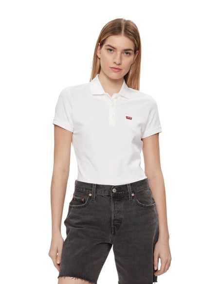 Levi’s Polo Femme Blanc – Confort & Style