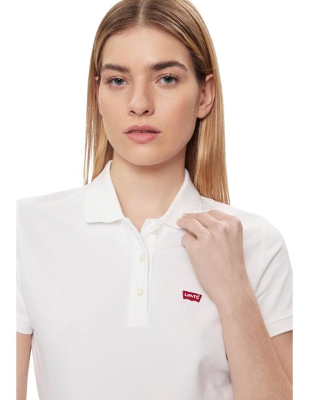 Levi’s Polo Femme Blanc – Confort & Style