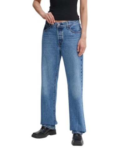 Levi’s Jeans Femme Bleu Azur 100% Coton – Denim Authentique