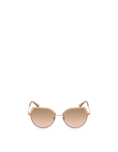 Guess Lunettes Femme Beige Géométriques – Chic & Original