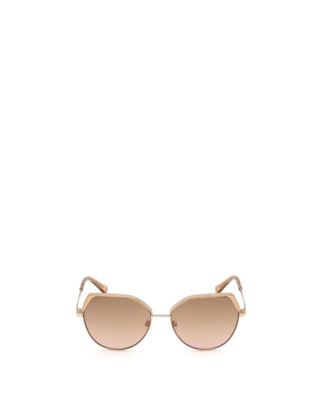 Guess Lunettes Femme Beige Géométriques – Chic & Original