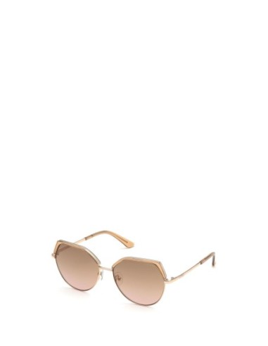 Guess Lunettes Femme Beige Géométriques – Chic & Original