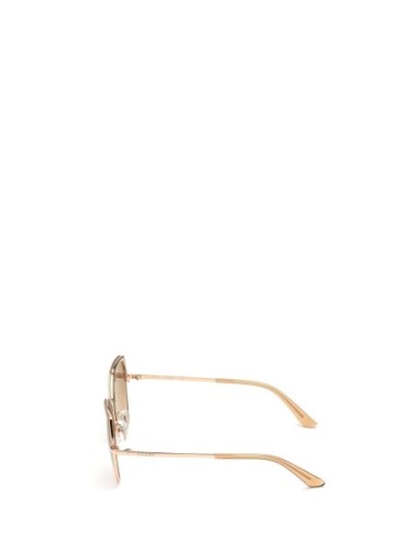 Guess Lunettes Femme Beige Géométriques – Chic & Original