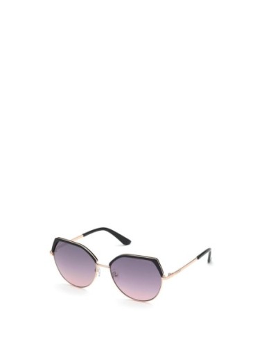 Guess Lunettes Femme Noires Géométriques – Métal & UV