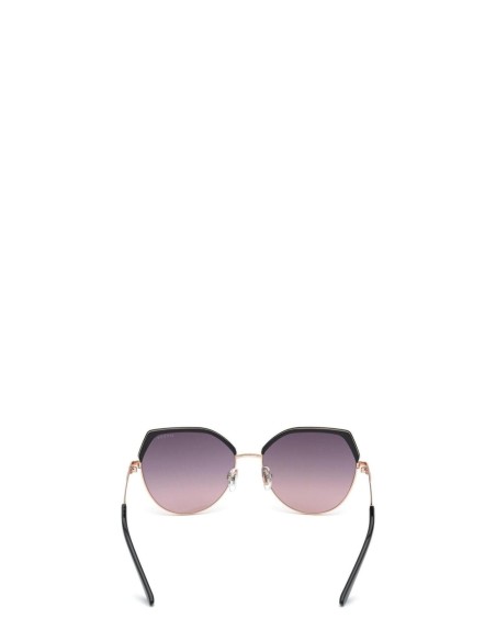 Guess Lunettes Femme Noires Géométriques – Métal & UV