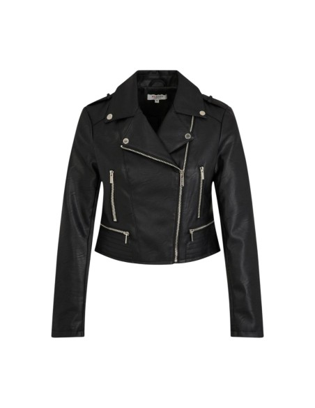 Morgan De Toi Veste Femme Noire Simili Cuir – Rock & Chic