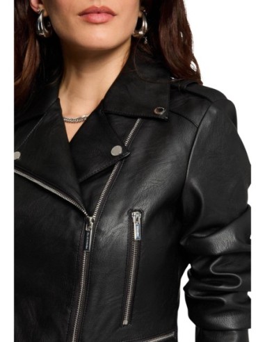 Morgan De Toi Veste Femme Noire Simili Cuir – Rock & Chic