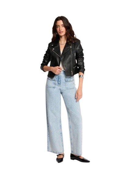 Morgan De Toi Veste Femme Noire Simili Cuir – Rock & Chic