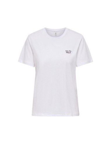 Only T-Shirt Femme Blanc – Basique & Confortable
