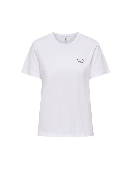 Only T-Shirt Femme Blanc – Basique & Confortable